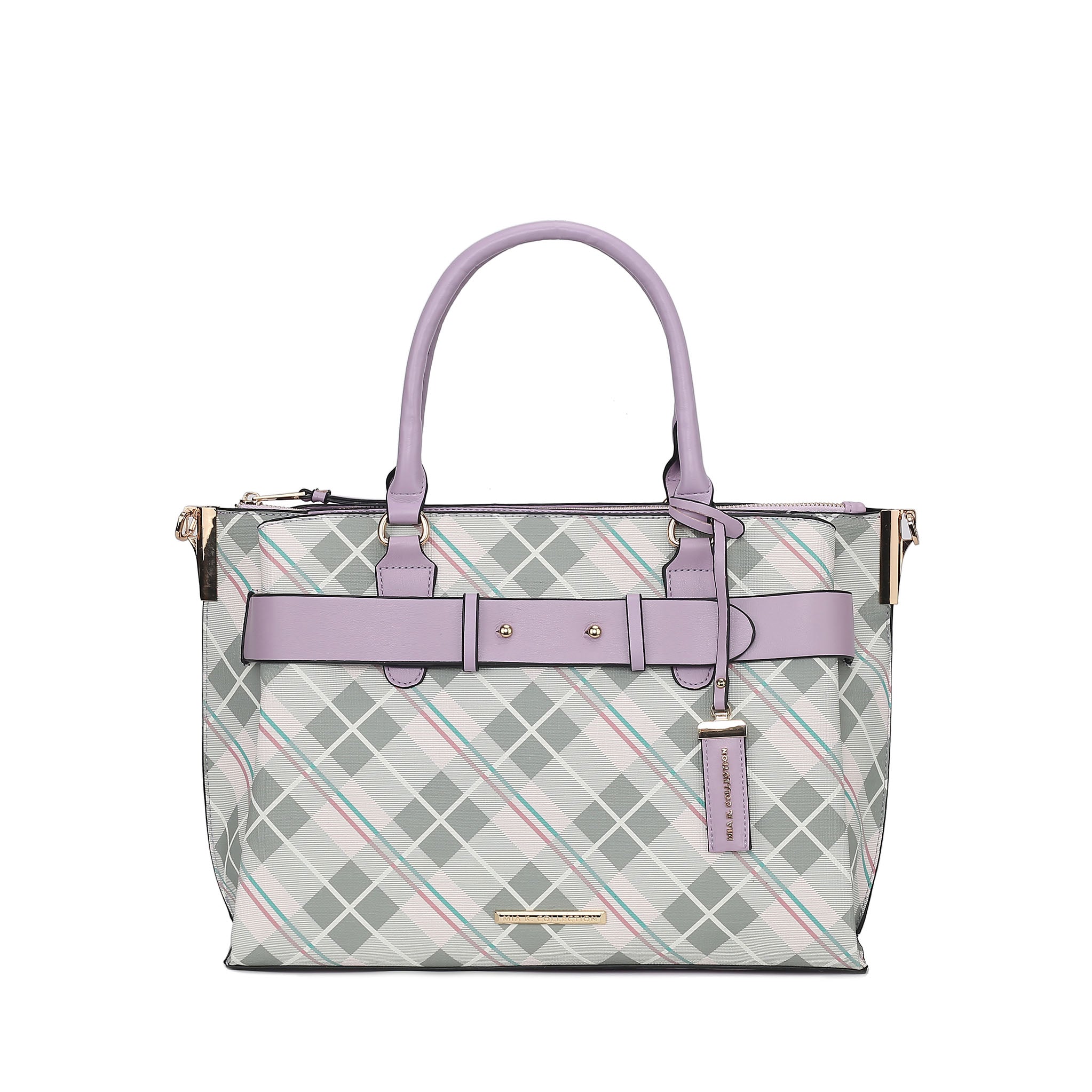 Vivian Plaid Shoulder Bag