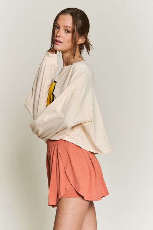 “Just, Smile.” Crop Top