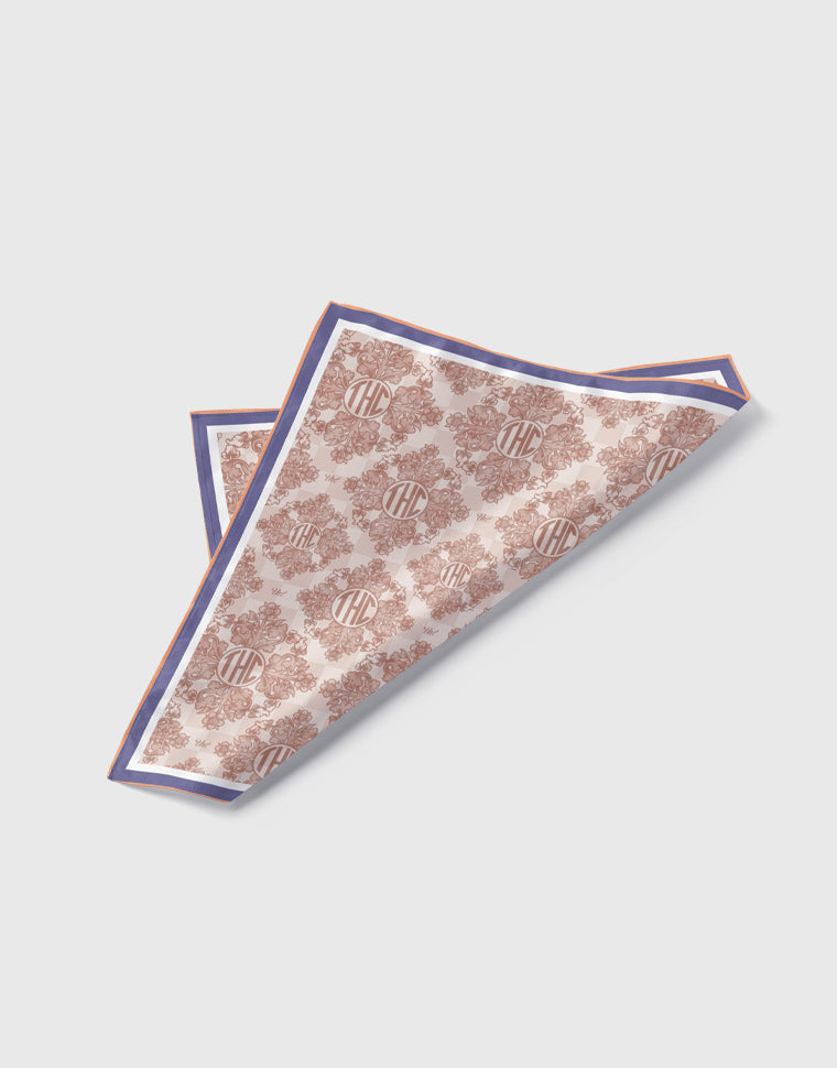 Baroque Flower Silk Scarf