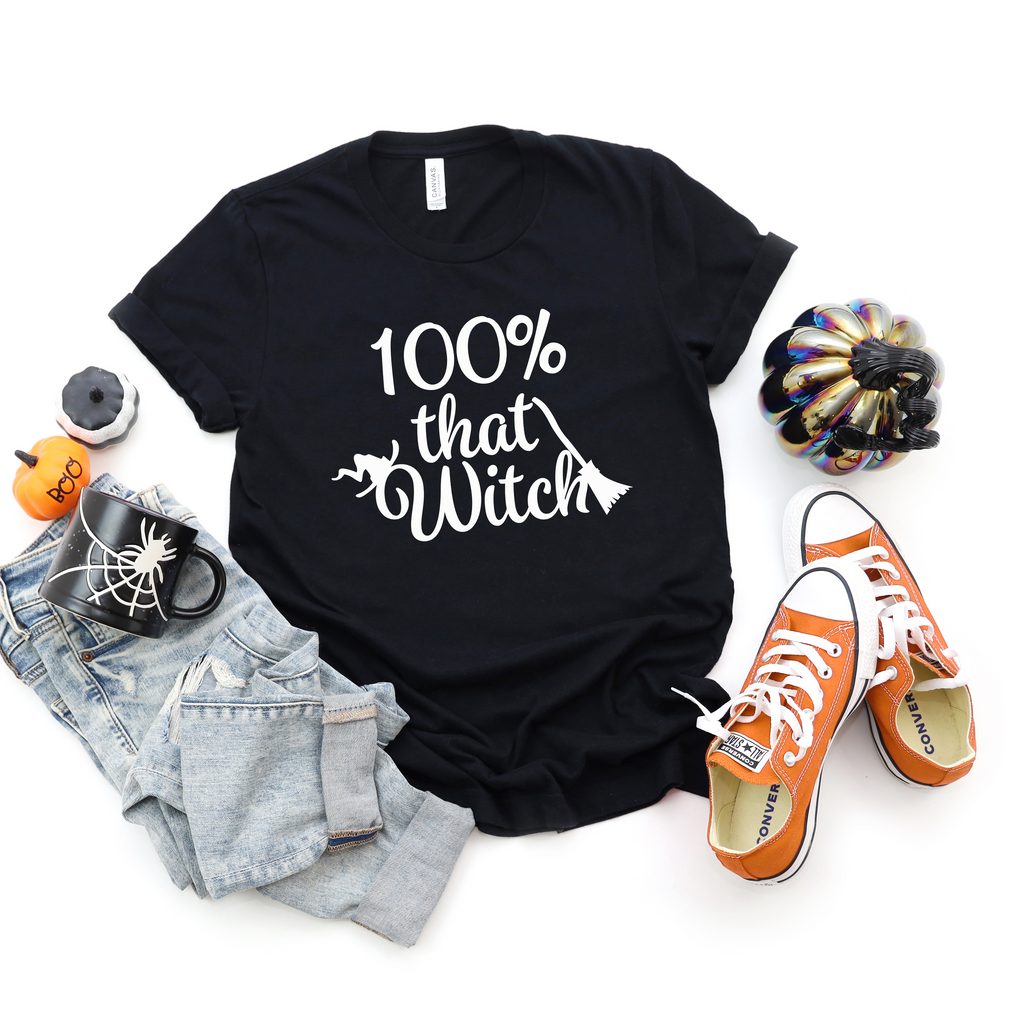 100% That Witch Tee Kansas City Kreations