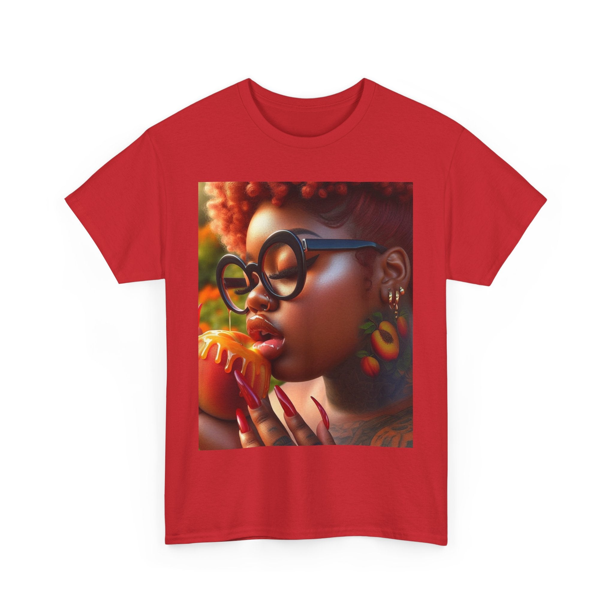 “Georgia Peach” Cotton Graphic Tee
