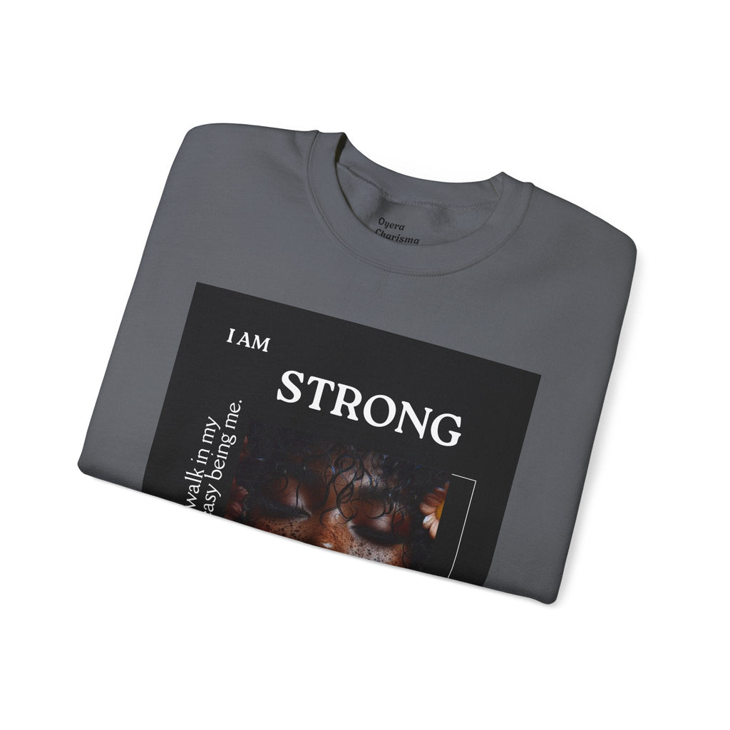 “I Am STRONG” Heavy Blend™ Crewneck