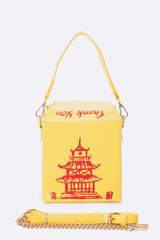 Chinese Take Out Box Fashion Clutch