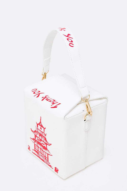 Chinese Take Out Box Fashion Clutch