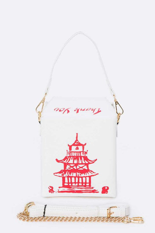 Chinese Take Out Box Fashion Clutch