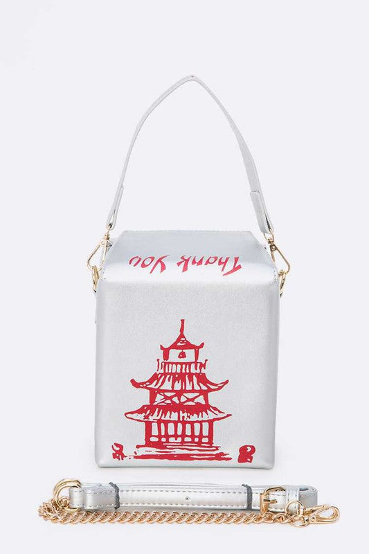 Chinese Take Out Box Fashion Clutch