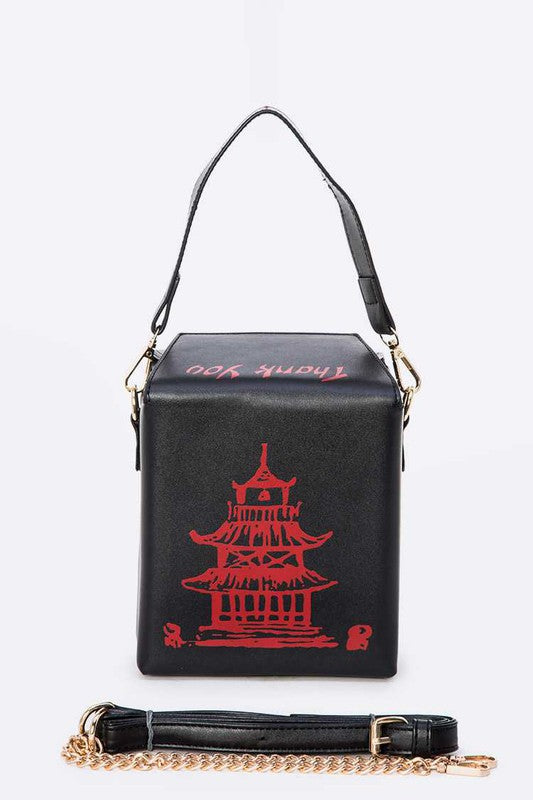 Chinese Take Out Box Fashion Clutch