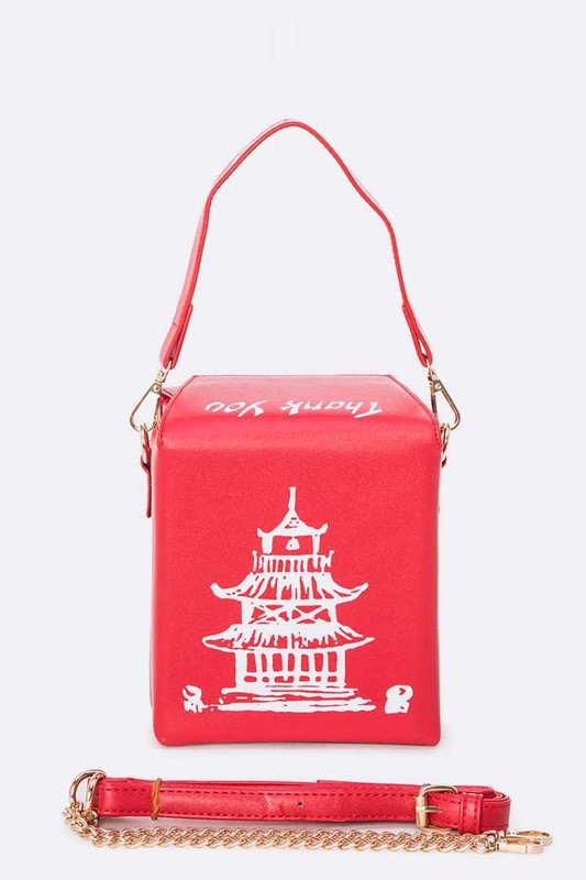 Chinese Take Out Box Fashion Clutch