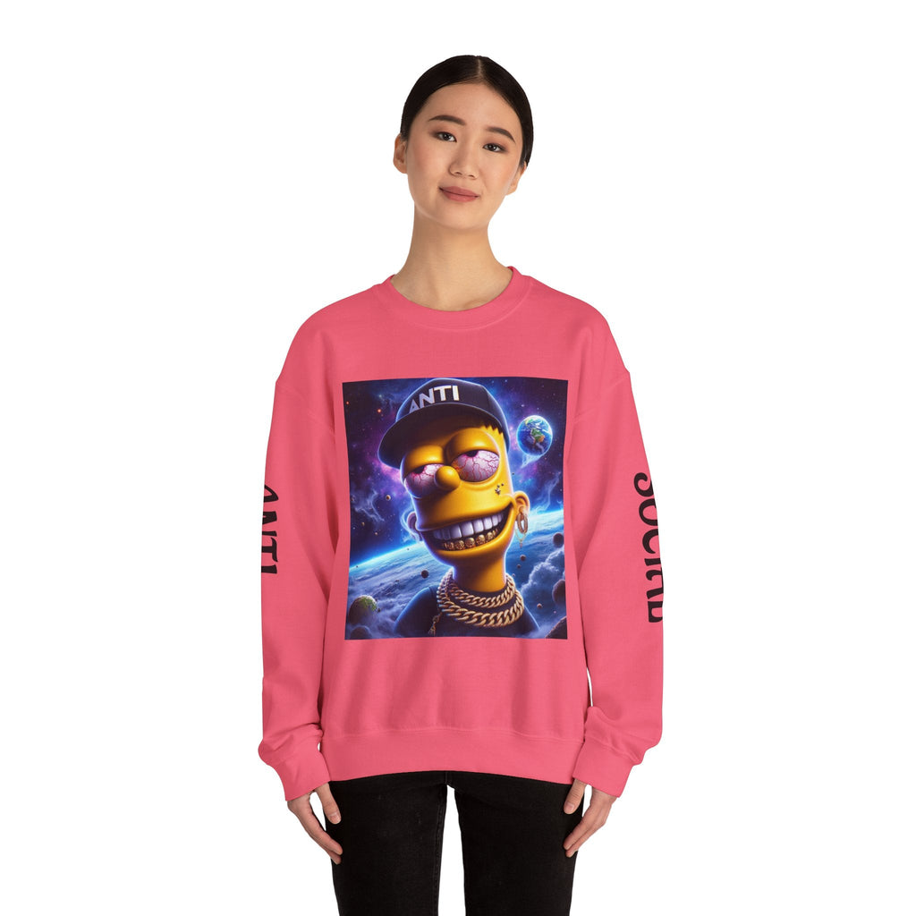 “Anti Social” Heavy Blend™ Crewneck Sweatshirt