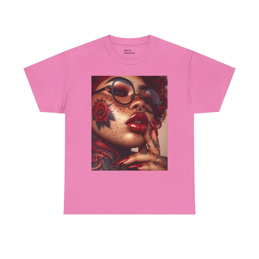 “Code Red” Cotton Graphic Tee