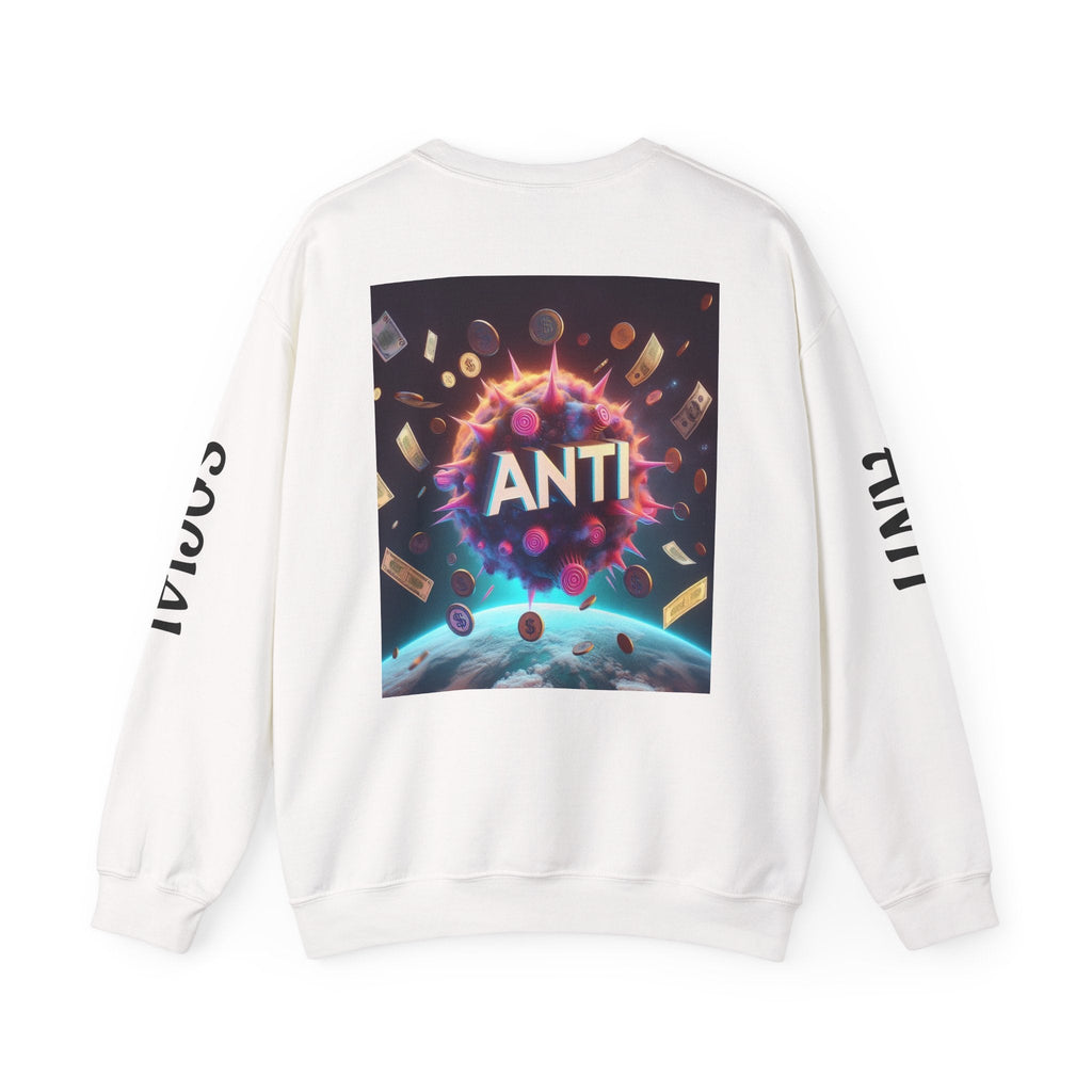 “Anti Social” Heavy Blend™ Crewneck Sweatshirt