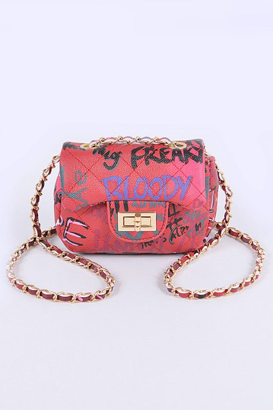 “Creative Grafitti” Mini Swing Bag