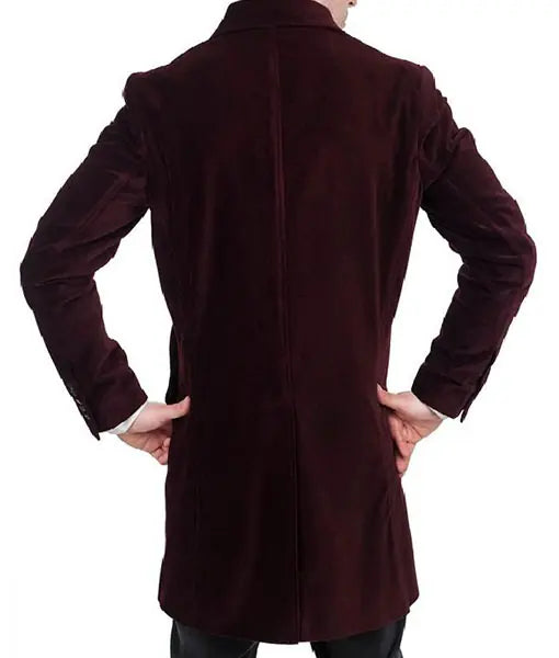 12th Doctor Who Maroon Coat Indiana Jackets