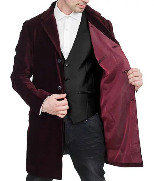 12th Doctor Who Maroon Coat