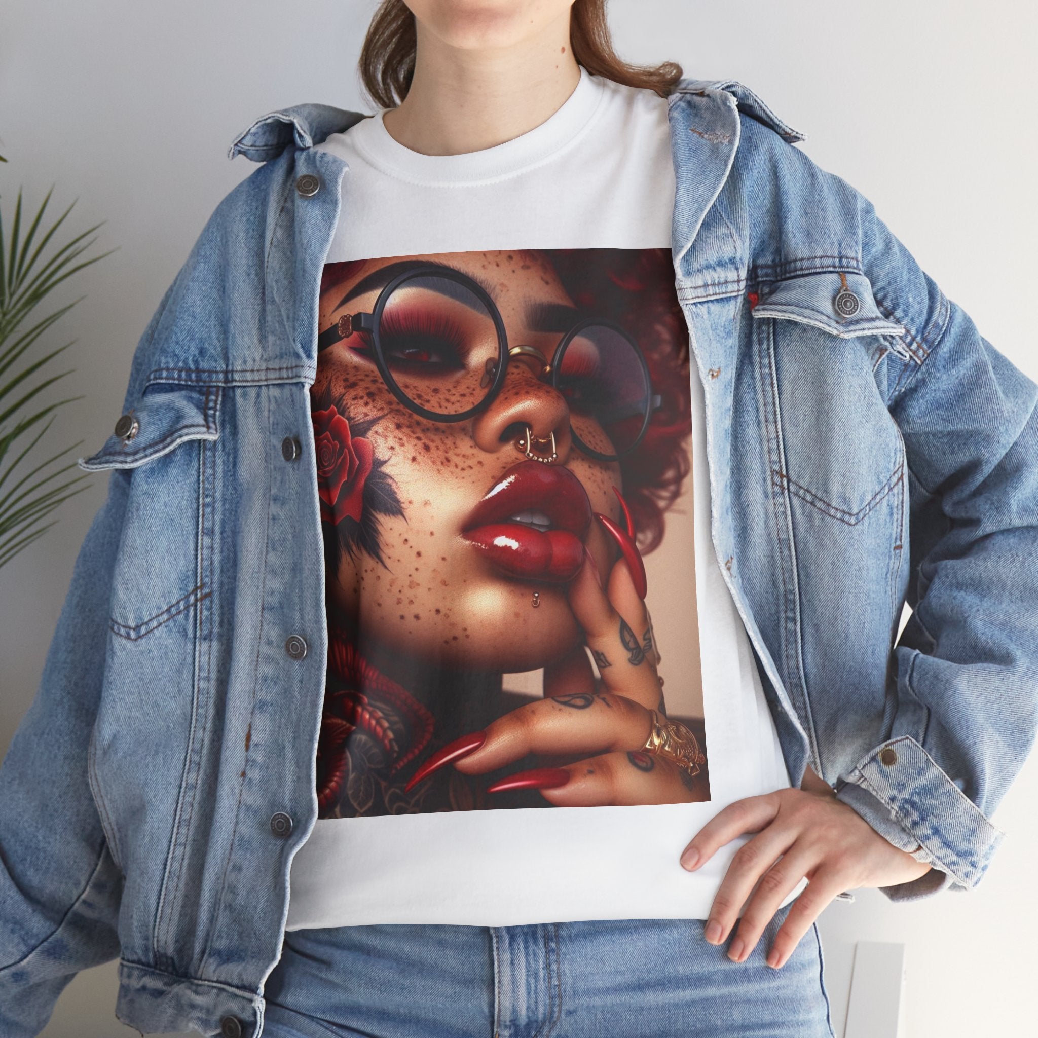 “Code Red” Cotton Graphic Tee