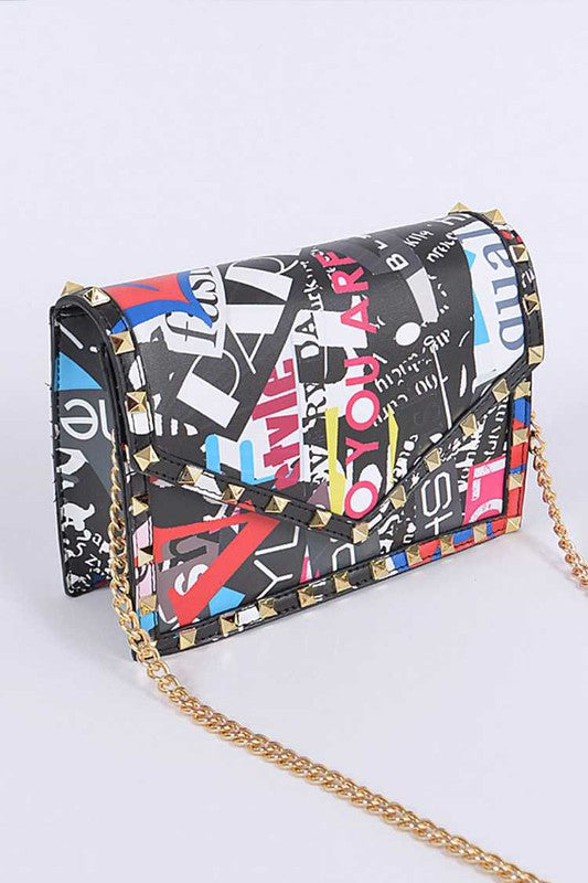 “Fashion Killa” Crossbody Graffiti Bag