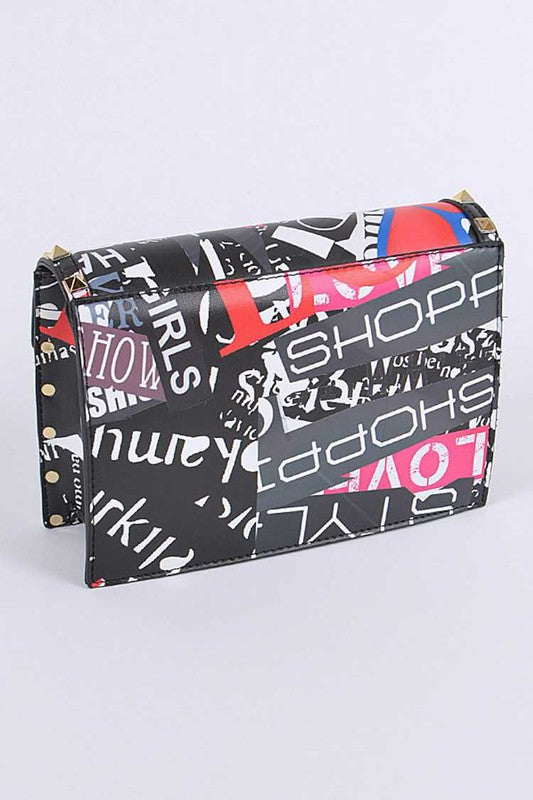 “Fashion Killa” Crossbody Graffiti Bag