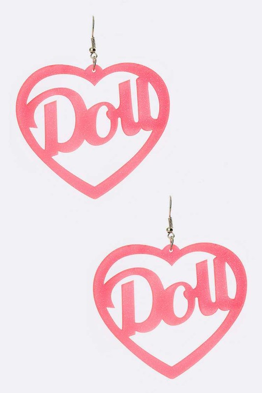 “Doll” Iconic Acrylic Earrings