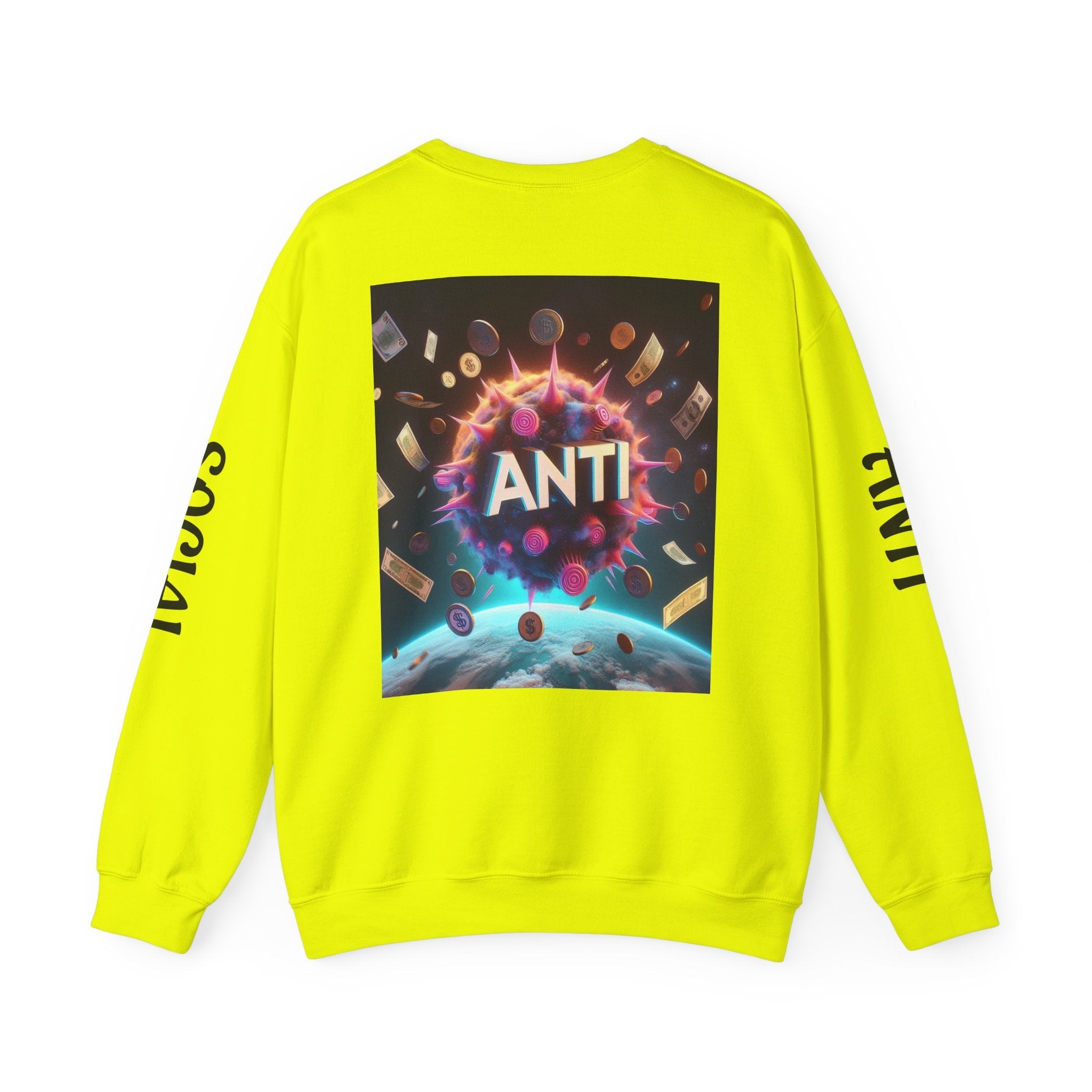 “Anti Social” Heavy Blend™ Crewneck Sweatshirt