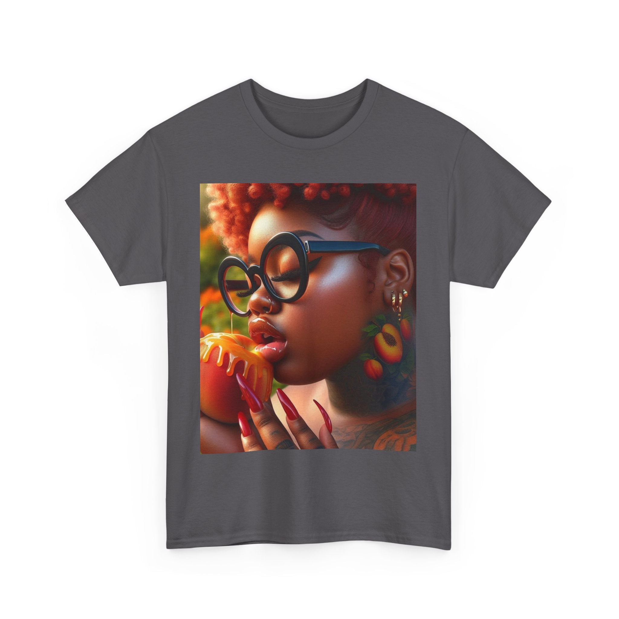 “Georgia Peach” Cotton Graphic Tee