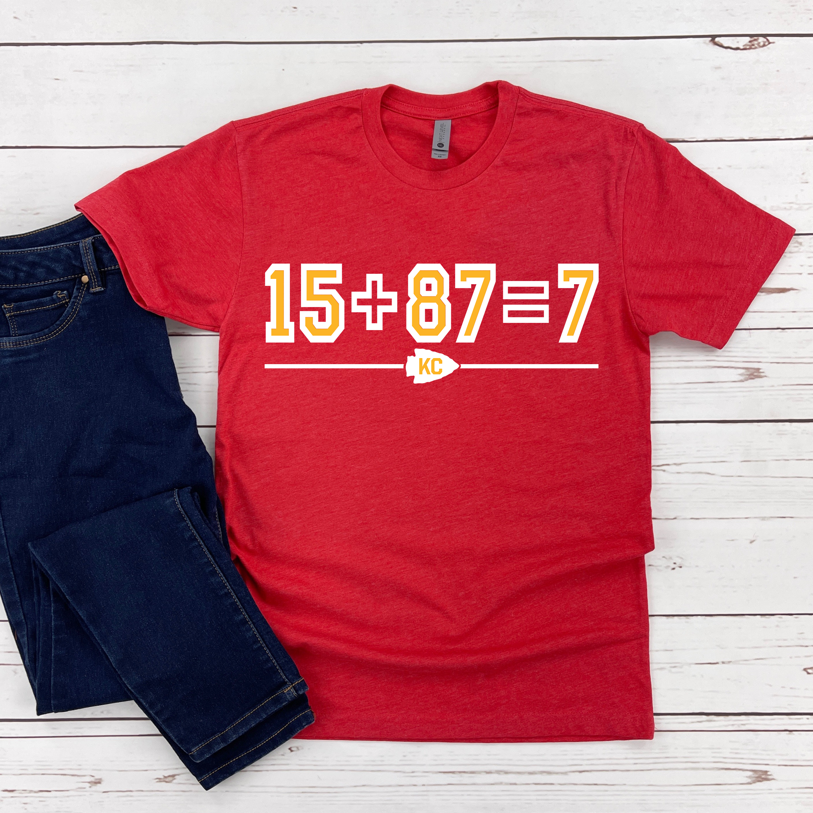 15+87=7 Tee or Sweatshirt Kansas City Kreations
