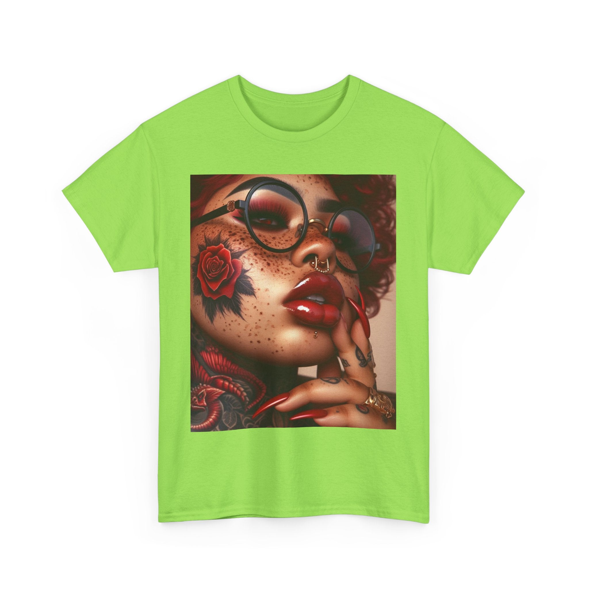 “Code Red” Cotton Graphic Tee