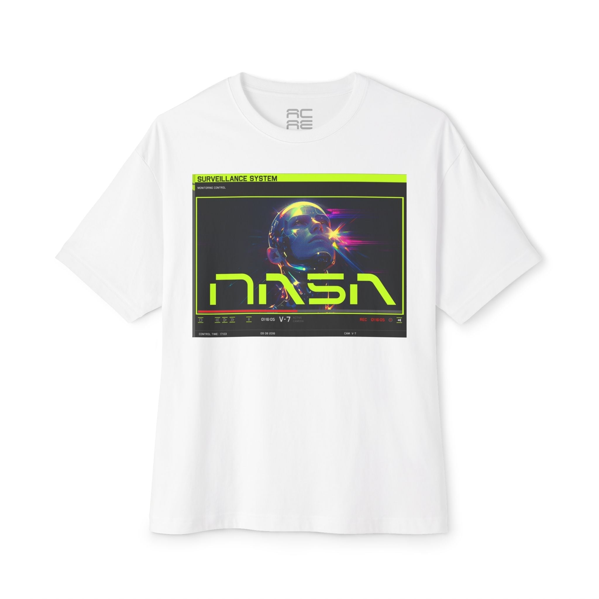 NASA SURVEILLANCE Oversized Boxy Tee