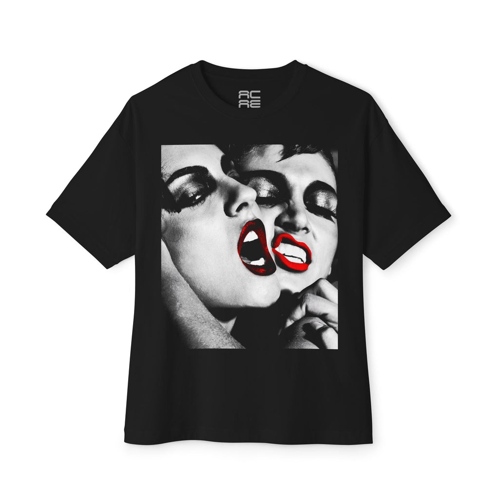 REBEL FEMME BLACK Oversized Boxy Tee