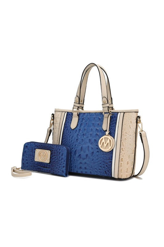 “Lizza” Tote Handbag with Wallet