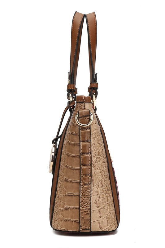 “Lizza” Tote Handbag with Wallet