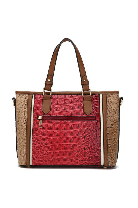 “Lizza” Tote Handbag with Wallet
