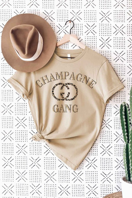 “CHAMPAGNE GANG” GRAPHIC TEE