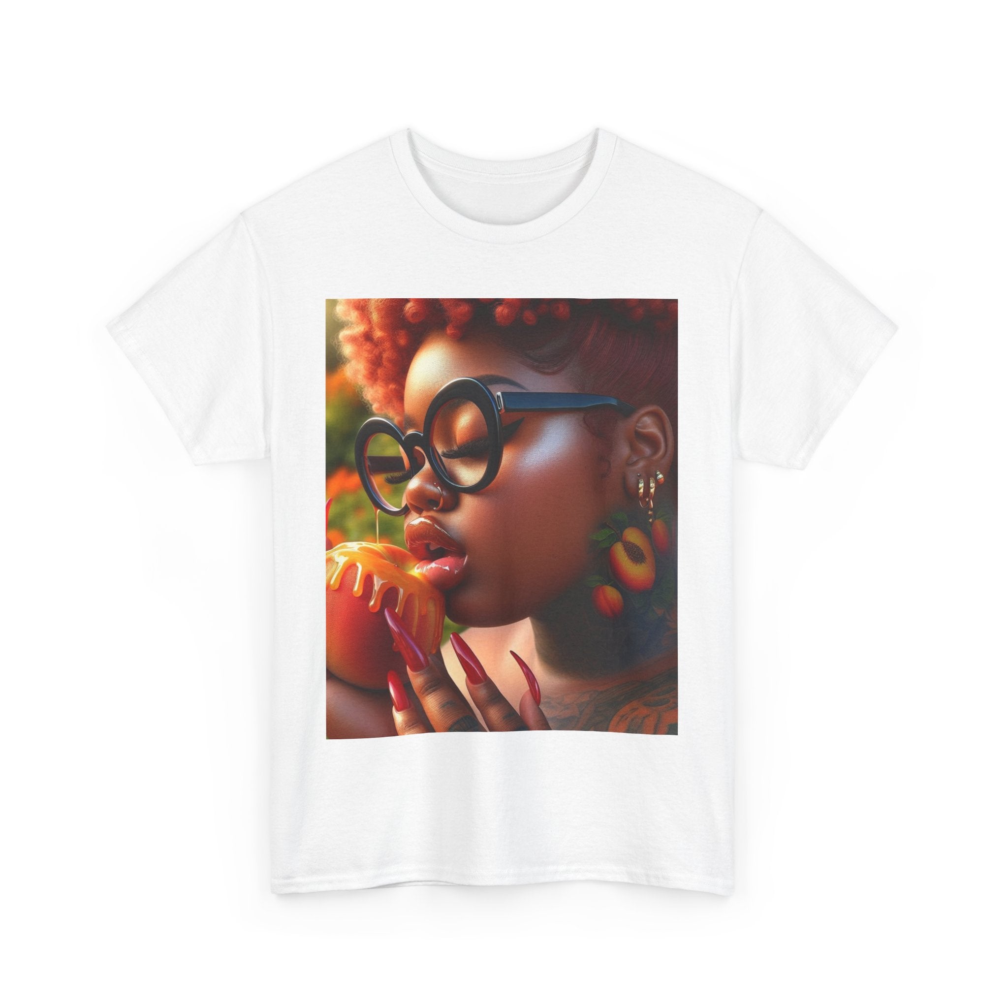 “Georgia Peach” Cotton Graphic Tee
