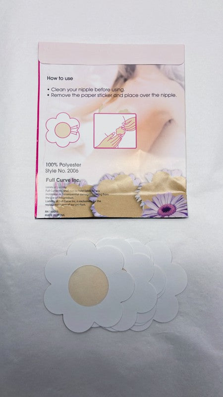 Beige Nipple Cover Petals