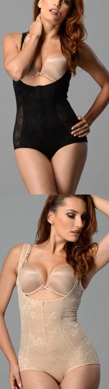 Floral Mesh Body Shaper V2 (Wide Straps)