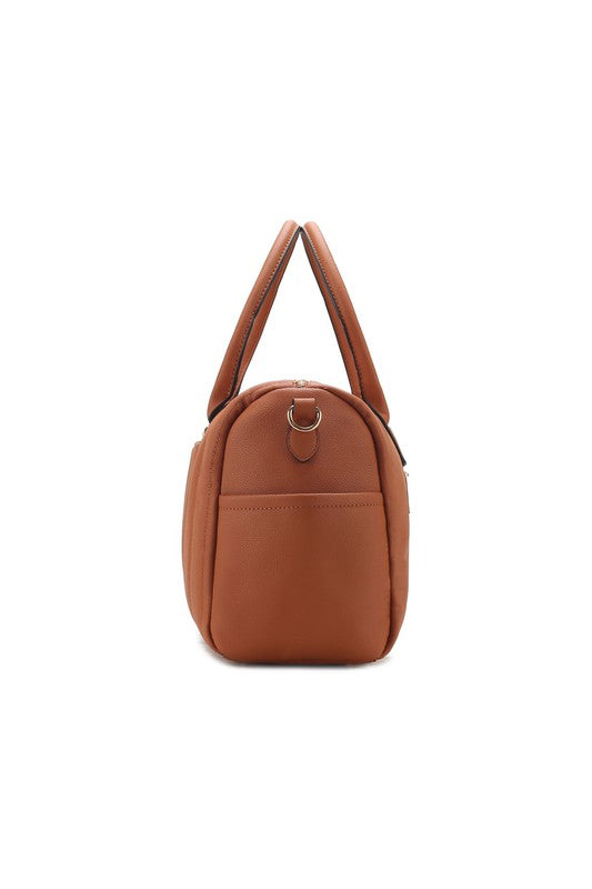 “Luana” Quilted Duffle Bag