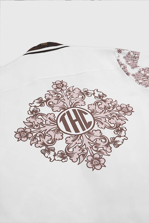 Baroque Pattern Oversized Shirt