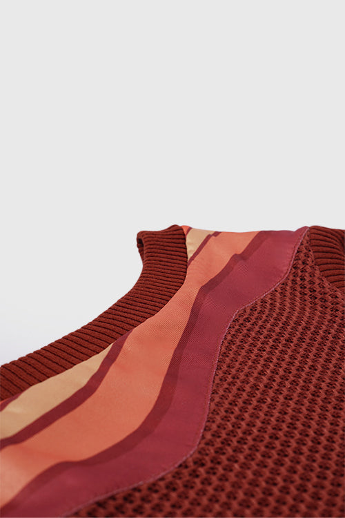 7eventies Crochet Knit Sleeveless Vest