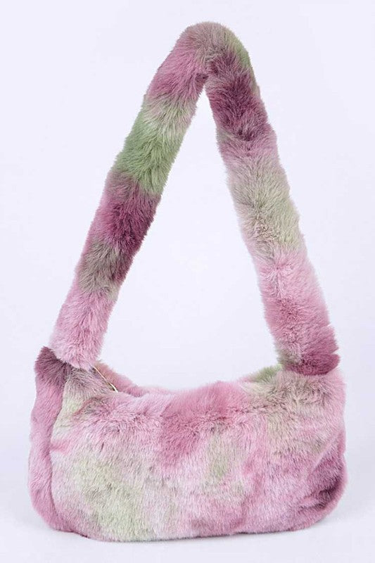 “Fluff & Puffs” Plush Shoudler Bag