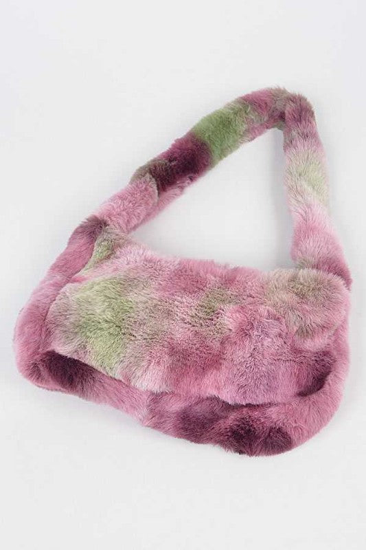 “Fluff & Puffs” Plush Shoudler Bag