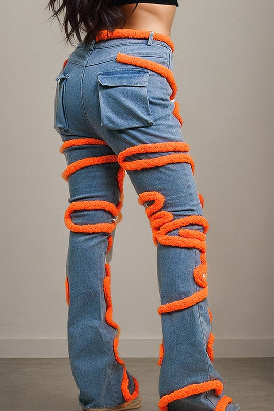 “So Wavy” Dynamism Jeans