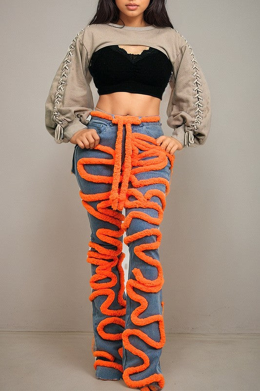 “So Wavy” Dynamism Jeans