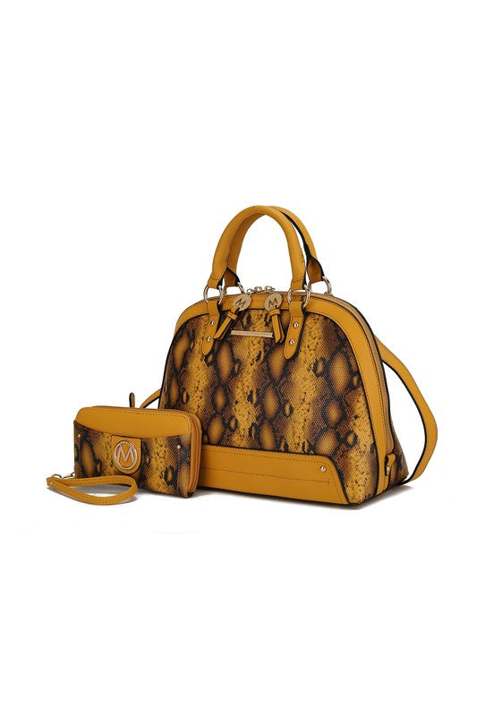 “Frida” Satchel Bag and Wallet