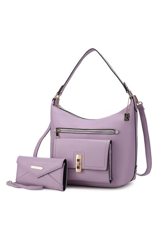 “Clara” Shoulder Bag with Wristlet Wallet