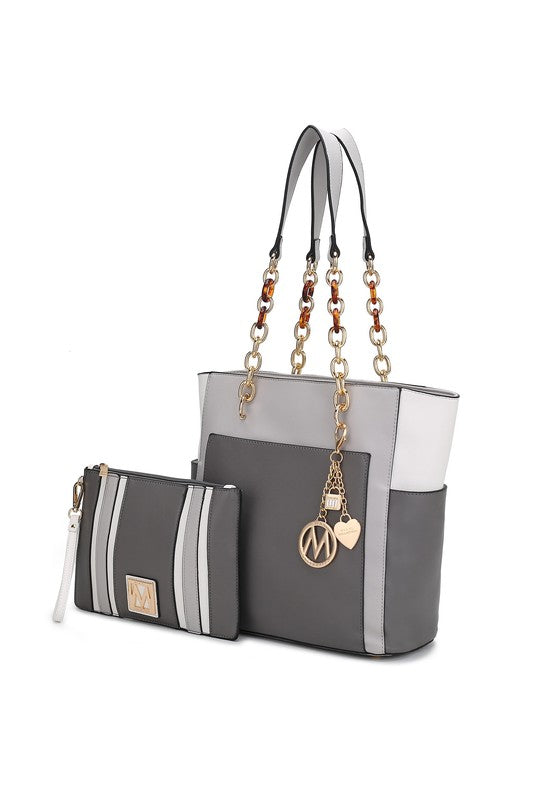 “Rochelle” Tote with Wristlet