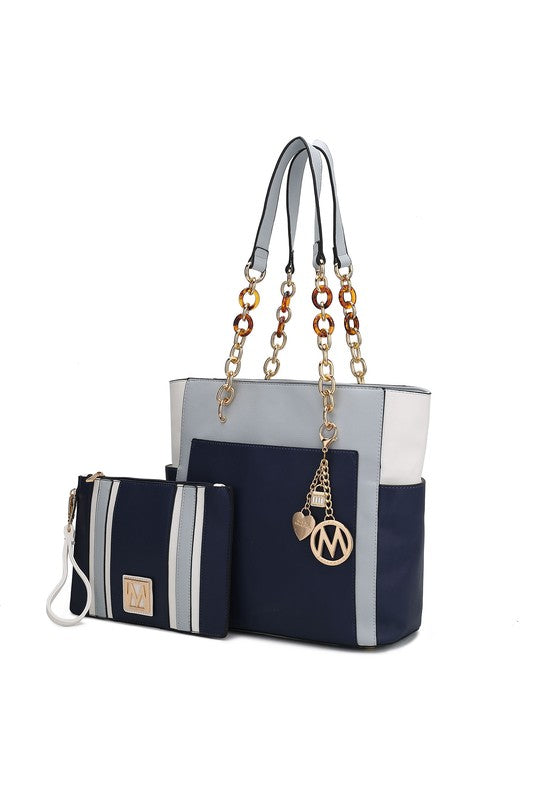 “Rochelle” Tote with Wristlet
