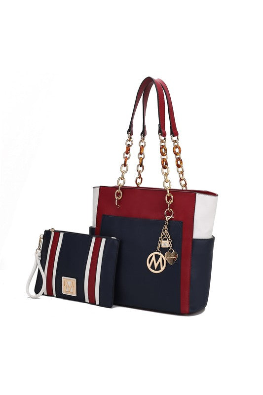 “Rochelle” Tote with Wristlet