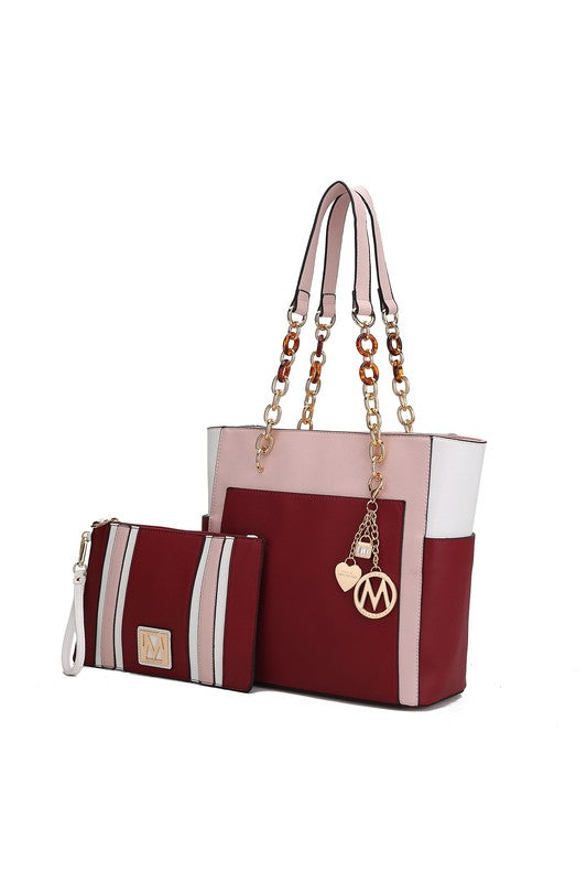 “Rochelle” Tote with Wristlet