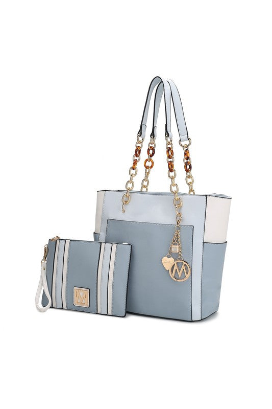 “Rochelle” Tote with Wristlet