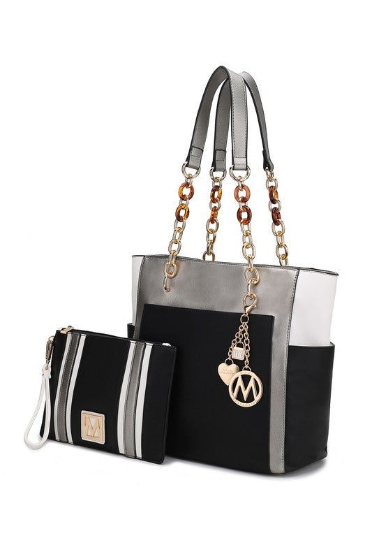“Rochelle” Tote with Wristlet